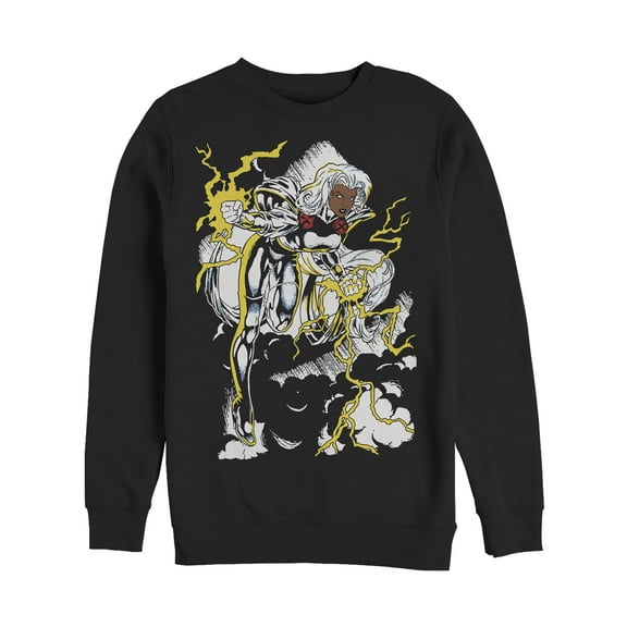 Men's Marvel X-Men Storm Lightning Tempest  Sweatshirt Black Small