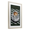 thumbnail image 2 of Stupell Industries Cappuccino Coffee over Stripes Birch Framed Print Under Glass, design by Andreas Magnusson, 2 of 10