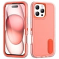 thumbnail image 1 of for iPhone 16 Pro Case, iPhone 16 Pro Phone Case with Built in Kickstand, Shockproof/Dustproof/Drop Proof Heavy Duty Military-Grade Rugged Protective Cover for iPhone 16 Pro,Orange,For iPhone 16 Pro, 1 of 9