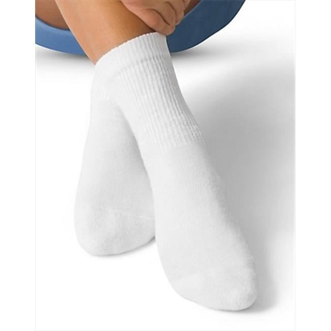 Hanes Girls Crew Socks White S Girls Crew Socks