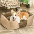 thumbnail image 6 of solautey Rectangle Pet Bed Machine Washable Pet Sleeping Sofa with Removable Cushion Non-Slip Bottom Pet Bed for Cats Small Medium Dogs, 6 of 8
