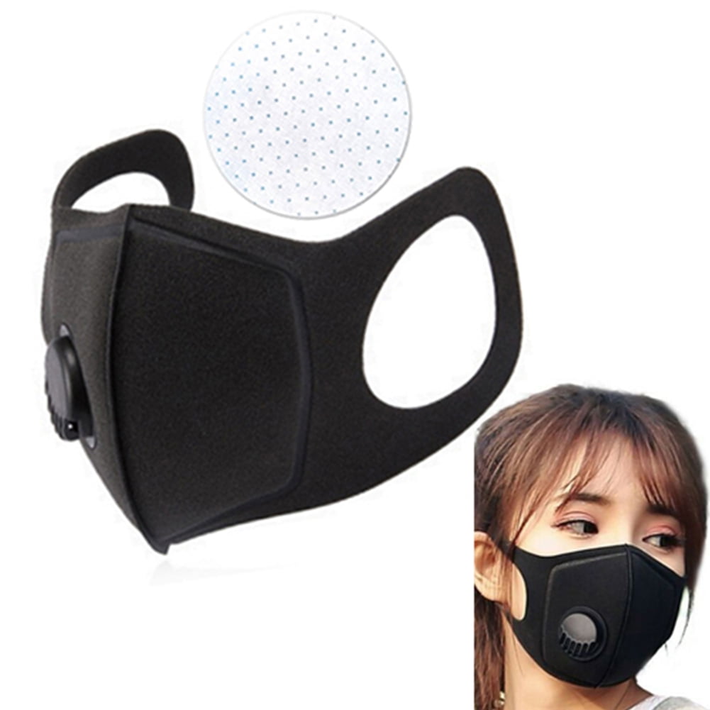 Outdoor Reusable Air Purifying Face Filter Face Cover Haze Fog Mouth M ask Safe 
