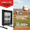 thumbnail image 4 of 9-Hole Baseball Pitching Net with Strike Zone  – Height-Adjustable Trainer for Pitching & Batting Drills, 4 of 6
