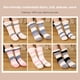 thumbnail image 3 of Qarigey Zapatillas largas gruesas para mujer, calcetines, Otoño Invierno, transpirables, antideslizantes, calzado para dormir, suministros, regalos para Medias Tipo 1 Qarigey AP012576-01, 3 of 6