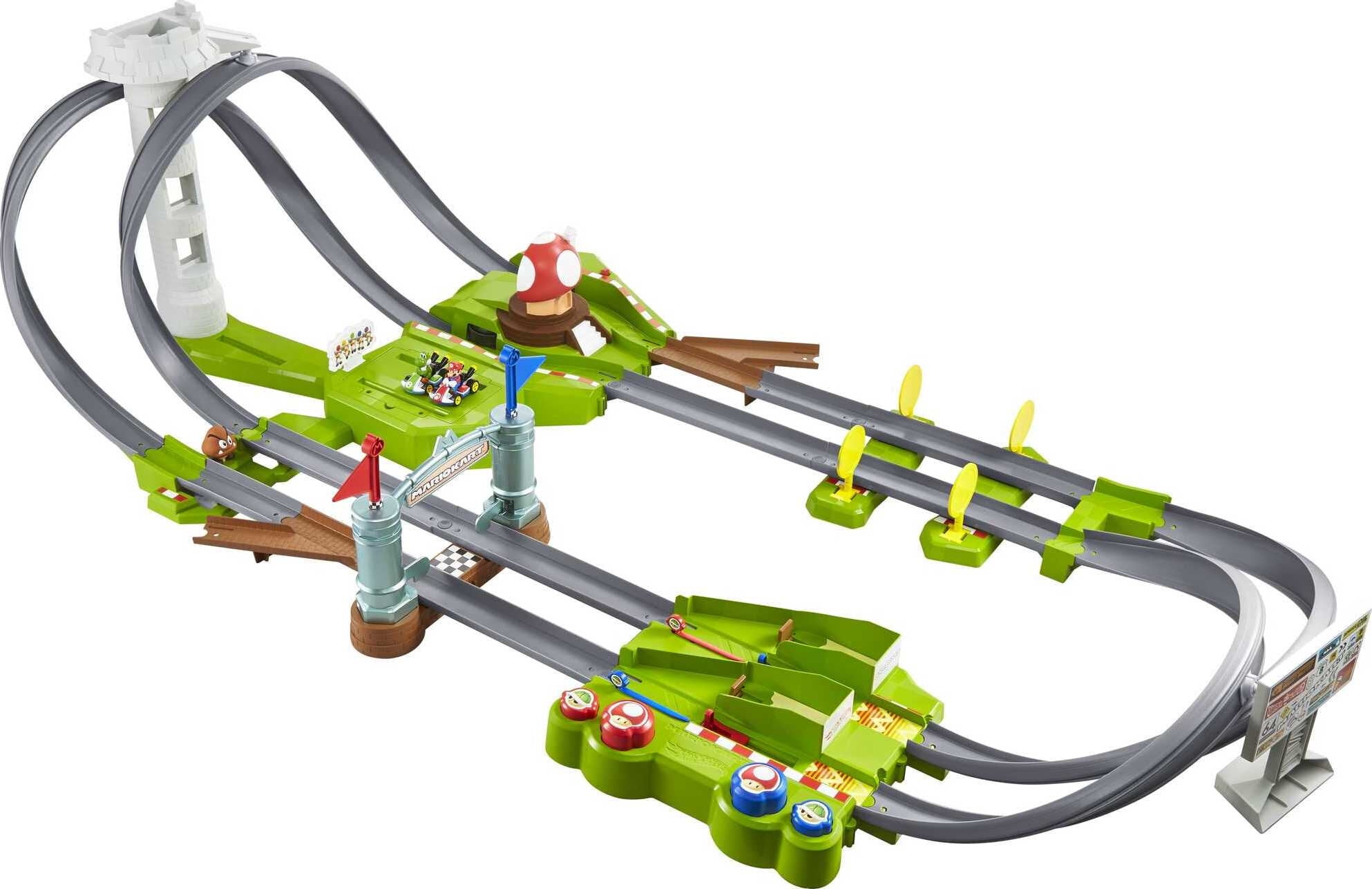 Hot Wheels Mario Kart Mario Circuit Lite Track Set *New Unopened*