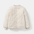 thumbnail image 5 of KAUOD Kids Lightweight Puffer Jackets Button Open Front Quilted Windproof Coats Boys Girls Long Sleeve Winter Outwear, 5 of 8