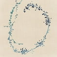 thumbnail image 2 of Isabelle Z 20x20 Black Ornate Wood Framed with Double Matting Museum Art Print Titled - Indigo Vines II, 2 of 4