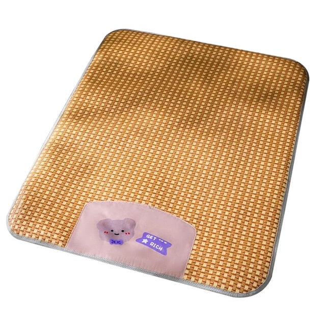 Methold Diga adiós a las calurosas noches de verano con una estera refrescante para mascotas, estera refrescante, cama para cachorros, estera Perchas para gatos marrón METRO
