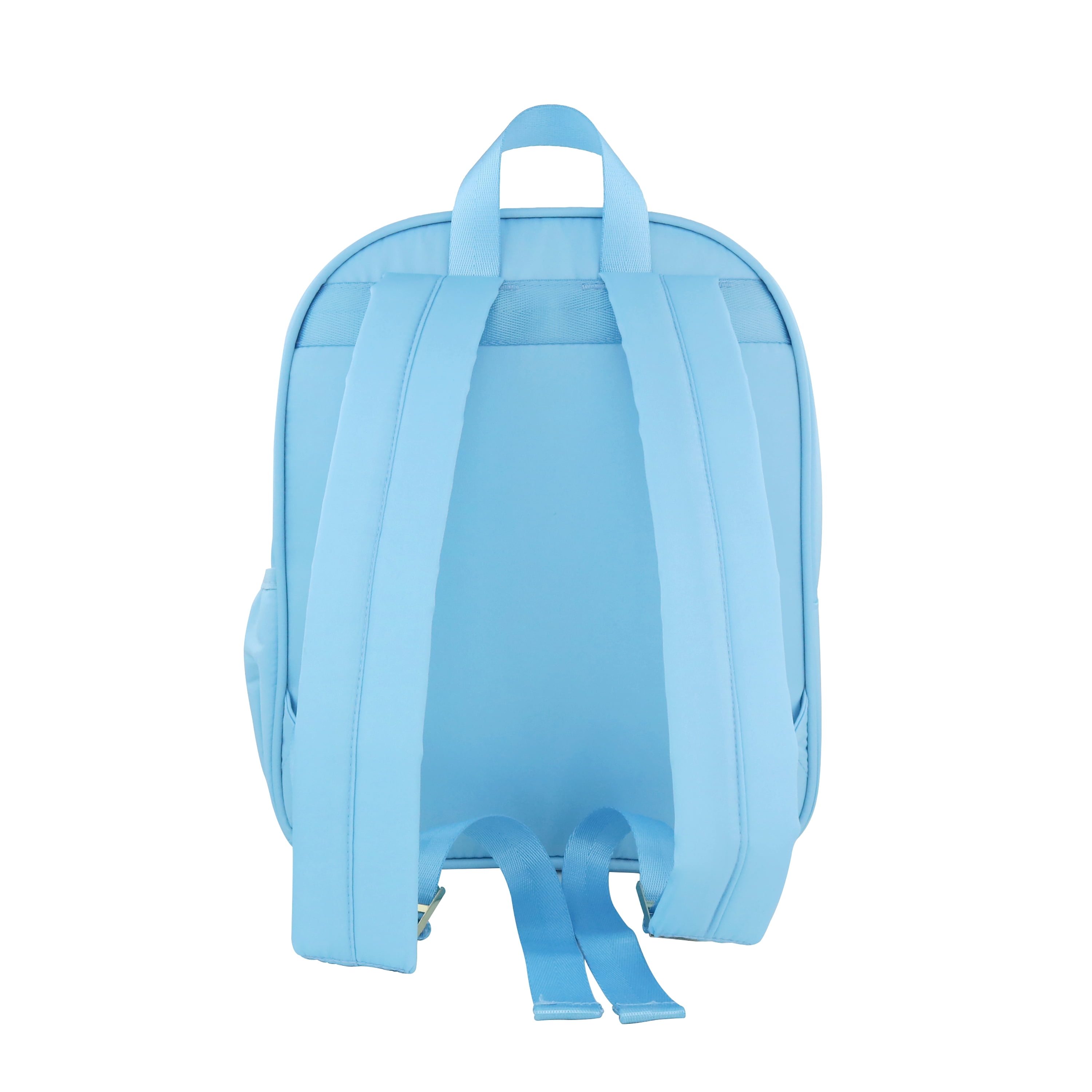 Hello Hobby Nylon Backpack, Customizable Travel Book Bag for Crafts, School, and Everyday Use, Blue