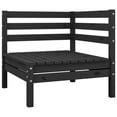 thumbnail image 2 of vidaXL 7 Piece Garden Lounge Set Solid Wood Pine Black, 2 of 3