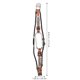 thumbnail image 2 of BESTYASH 1Ud Pulsera De Metal Plata Vintage Para Smart Band Con Retro Y, 2 of 6