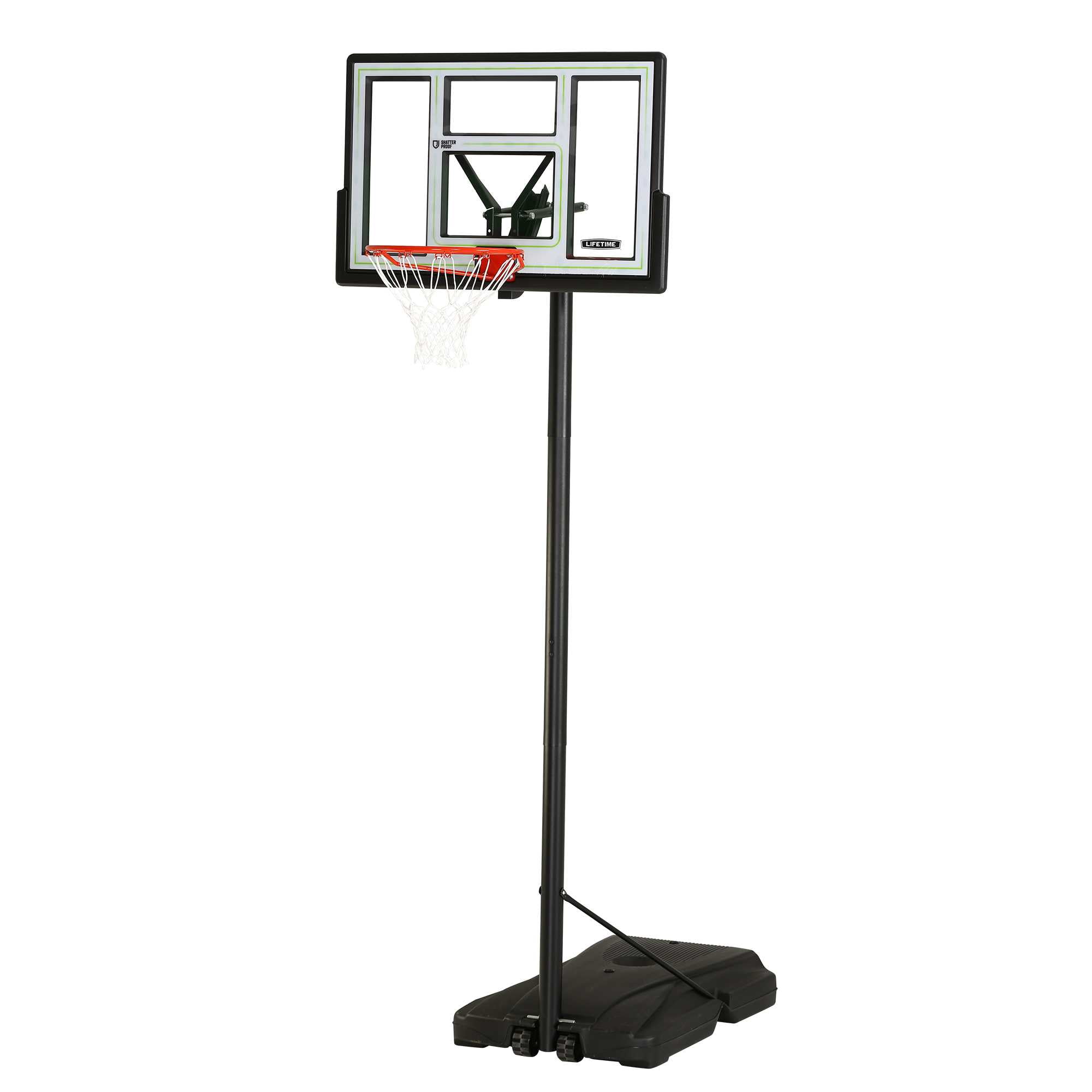 Lifetime Portable Adjustable Basketball Hoop and Backboard 
