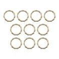 thumbnail image 2 of GUOOL 10 Pcs Pince Mousqueton Ronde Tendance pour Sac Sac à Main Or, 2 of 9