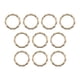 thumbnail image 2 of 10 piezas de llaveros de resorte con clip BLESIY para accesorios de bricolaje oro, 2 of 8