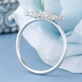 thumbnail image 3 of Silver & Stone Jewels 2Ct Round Cut Cubic Zirconia Floral Wedding Women Ring In 14k White Gold Plated, 3 of 5