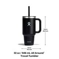 thumbnail image 2 of Hydro Flask All Around Travel Tumbler Black 32 Oz, 2 of 8