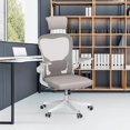 thumbnail image 6 of Ergonomic Office Chair with Lumbar Support, Adjustable Height, 2D Flip-up Arms, Breathable Black Mesh, Comfortable Desk Chair Chair for Home, Office, Study & Gaming, 6 of 11