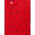 thumbnail image 2 of Wonder Nation Toddler Boys Printed Henley, Sizes 12M-5T, 2 of 3