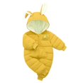 thumbnail image 2 of Newborn Baby Winter Warm Bodysuits Outfits Cute Rabbit Ear Hooded Zipper Romper Jumpsuits 0-12M, 2 of 3