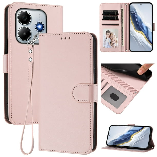 Funda Cartera GANGXUN para Xiaomi Redmi Note 14 4G – Cierre Magnético, Protección RFID, Correa Desmontable, Compatible con Carga Inalámbrica