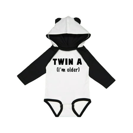 

Inktastic Twin a (i m Older) Gift Baby Boy or Baby Girl Long Sleeve Bodysuit