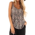 thumbnail image 3 of Qarigey Chaleco de mujer Camiseta sin mangas con estampado sexy Camiseta sin mangas con cuello en V, Gris, M Prendas para la parte del cuerpo Caqui METRO, 3 of 5