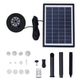 thumbnail image 1 of Solar Fountain Pump 10V 7W Split Type Multiple Stream Modes Anti Clogging Solar Fountain Pump with LED for Swimming Pools_Perfect Gift, 1 of 5