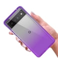 thumbnail image 3 of Google Pixel 6 Pro Case, Rosebono Hybrid Gradient Transparent Soft TPU Clear Skin Cover Case For Google Pixel 6 Pro (Purple), 3 of 4