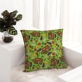 thumbnail image 6 of Pofeuu Carrot Eggplant Print Double-sided plush pillowcase Square Throw Pillow Covers Pillows Cover for Living Room Bedroom Sofa Couch Cushion Cover（No pillow core）-22"x22", 6 of 7