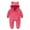 Red, variant on 18-24 Month Newborn Infant Baby Girl Winter Clothes Baby Fleece Footie Snowsuit Winter Onesie Cartoon Warm Hooded Outfits for Girls Boys Pink