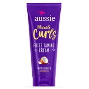 Aussie Miracle Curls Frizz Taming Curl Cream, for Curly Hair 6.8 fl oz