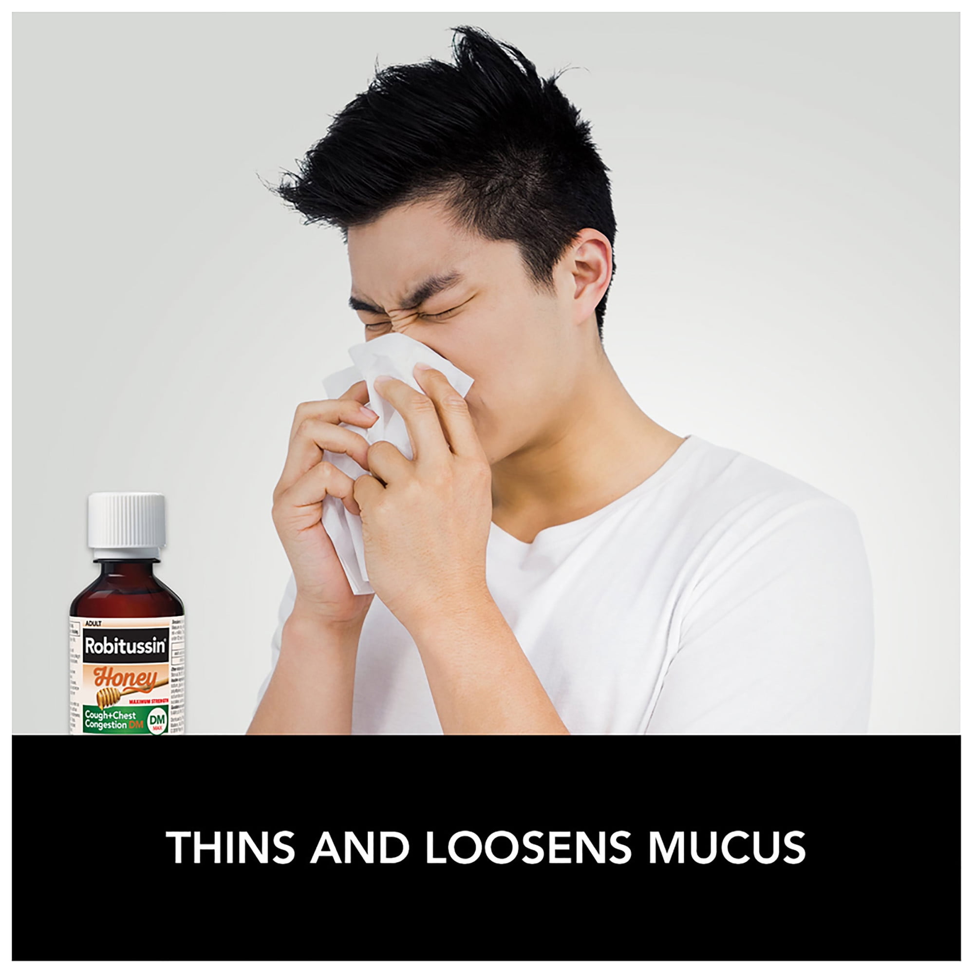 Buy Robitussin Maximum Strength Honey Liquid Cough + Chest Congestion