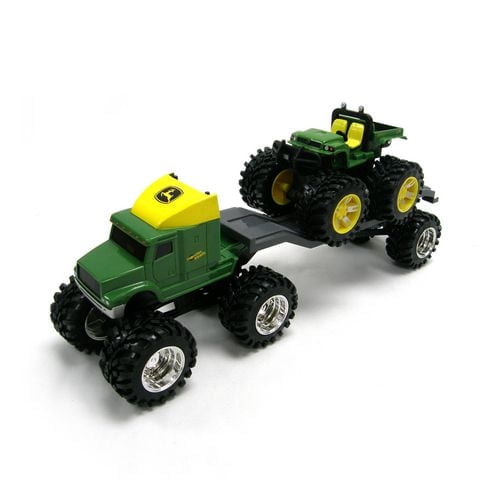 John Deere Monster Treads Semi with 5" Vehicle Set