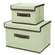 thumbnail image 1 of Xihbxyly Caja de Almacenamiento Plegable, Dos Tamaños (Grande y Pequeño), Tela No Tejida Resistente, Organizador de Armarios y Habitaciones, Almacenamiento Multiusos para El Hogar y La Oficina, 36 X, 1 of 6