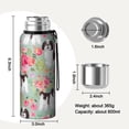 thumbnail image 7 of 20 Oz Shih Tzu Dog and Flower Floral Coffee Tumbler Double Wall Insulated Stainless Steel Water Bottle | Metal Reusable Thermoses Flask with Cup Cap | Leak & Sweat Proof with Anti-Dust Lid, 7 of 7