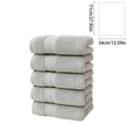 thumbnail image 3 of 100% Cotton Bath Towels 28x13 – Cotton Terry Pack of 5, Extra Soft, Quick-Dry, Highly Absorbent ,Hotel & Spa Quality | I for Home & Gym, 3 of 7