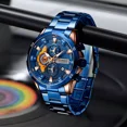 thumbnail image 4 of Reloj Cronógrafo Con Esfera Luminosa Curren Fashion Para Hom, 4 of 6