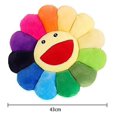thumbnail image 2 of Peluche de girasol, colorido cojín de peluche de girasol, cojín de sofá suave y cómodo, cojín para el hogar, dormitorio, cojín para mascotas, 2 of 5
