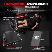 Mikolo NOVA™ Leg Extension and Curl Machine, Adjustable Leg Curl Machine for Home Gym, Seated Leg Extension and Lying Leg URL Machine, Leg Workout Equipment with 160lb Weight Plates