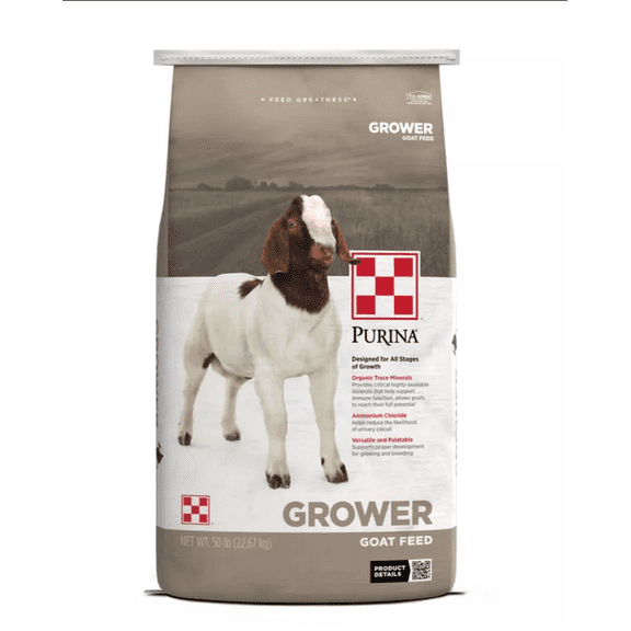 Goat Grower 16 DQ .0015 Medicated Goat Feed 50 lb