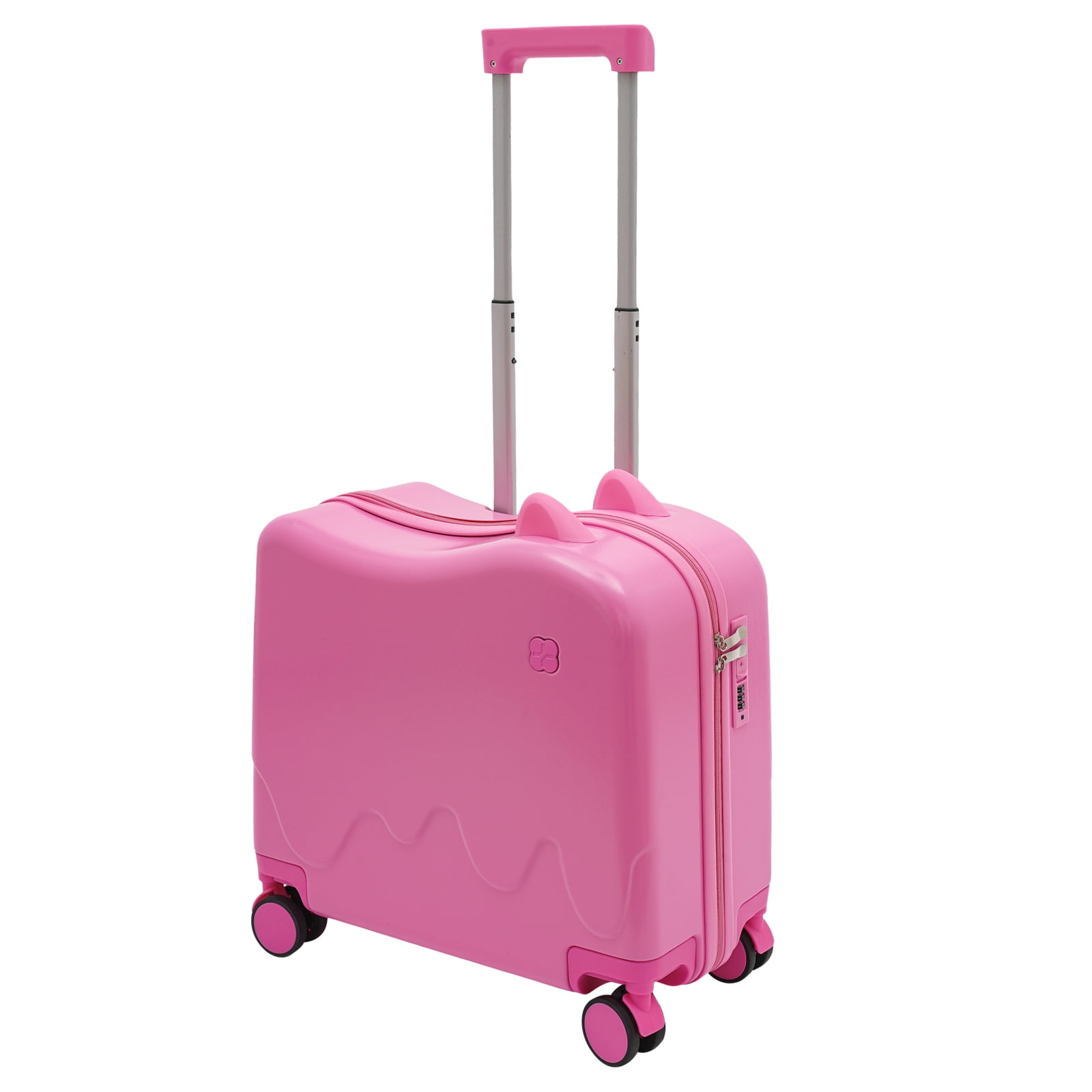 18inch,20inch ABS+PC Kid Ride-on Kids Suitcase,Rolling Luggage with Spinner Wheels Carry Trolley Luggage with Password Lock Children's Ride On Trolley Airplane Travel Luggage