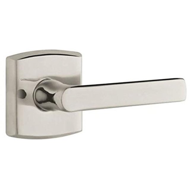 Baldwin 5485V055PASS Passage Lever Set with R026 Roses & Concealed Screws, Lifetime Polished Nickel