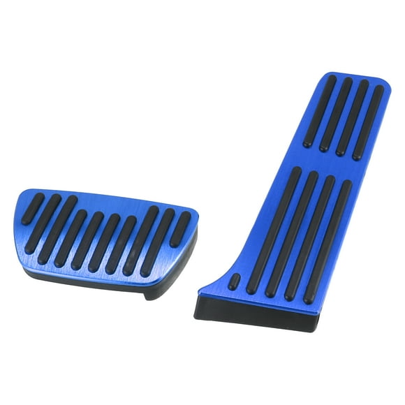 1 Juego Vehículo Freno y Gasolina Acelerador Cubiertas Pie Pedal Pastillas Azul
