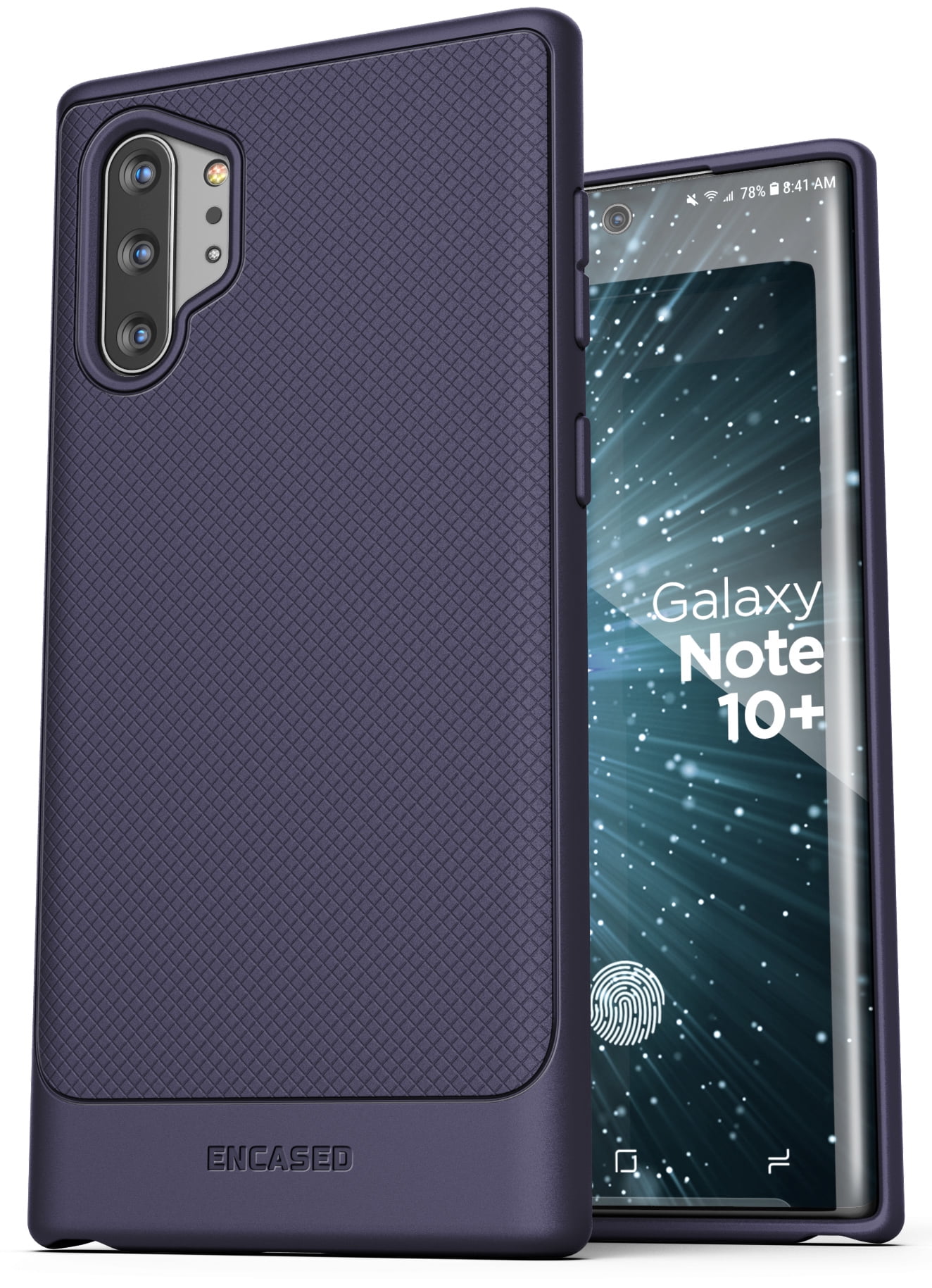 Encased Galaxy Note 10 Plus Case (Thin Armor) Slim Flexible Grip Phone