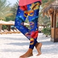 thumbnail image 4 of CHUMUD Womens High Waist Yoga Pants Tummy Control Workout Running Leggings Leisurely Pants Carnival, 4 of 6