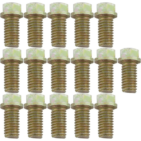 Header Bolts, 3/8-16 x 3/4 Inch, Set of 16