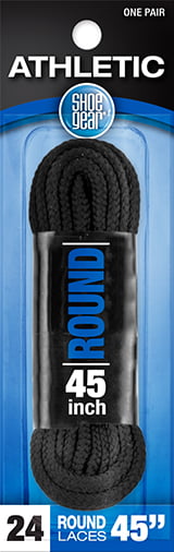 Shoe Gear Athletic Round Laces, 45 in