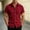 c01Wine, variant on LNWUY Mens Solid Color Textured Short Sleeve Button Down Shirts Casual Stylish Summer Slim Fit Collared Business Work Tops Black XL