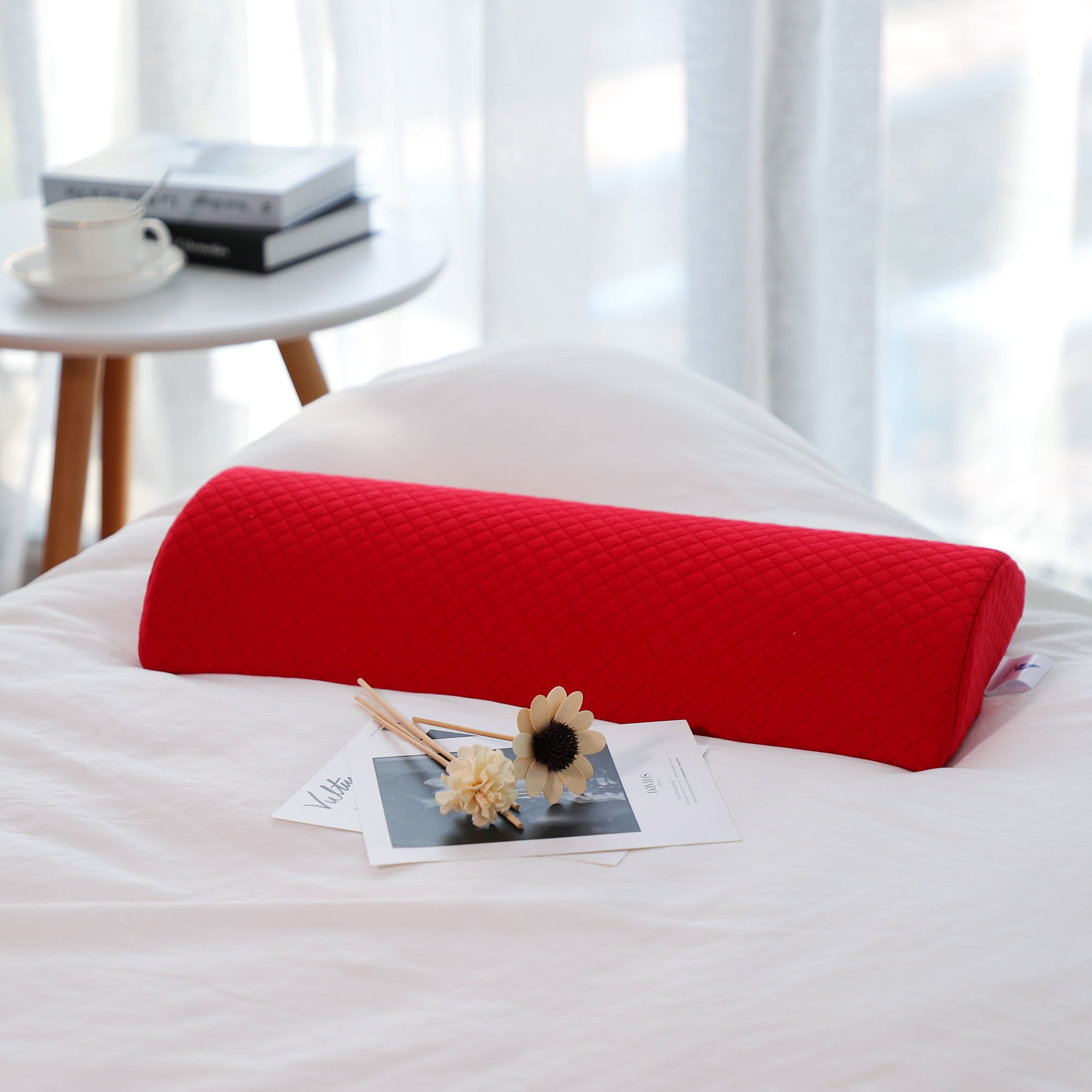 Memory Foam Neck Roll Pillow wpornc