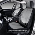 thumbnail image 3 of Car Seat Covers, Suitable For 99% Of Cars, With Built-In Lumbar Support, Premium Pu Leather, Non-Slip Design, And Compatible With Airbags., 3 of 10
